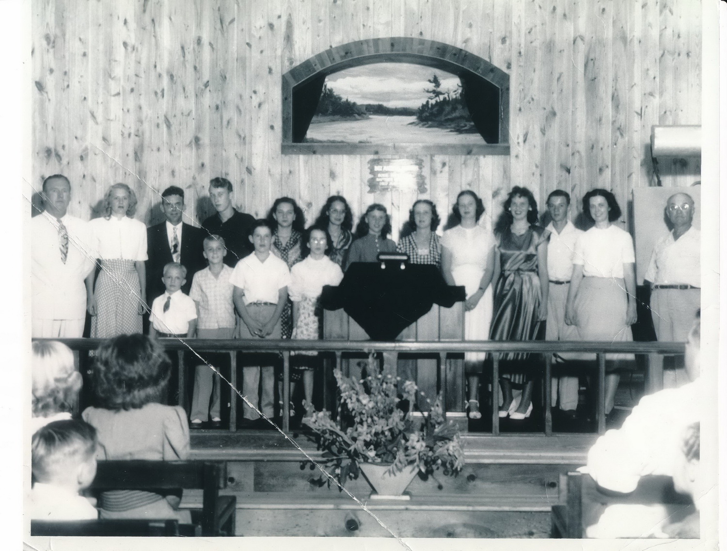 Baptisim at Flemington Baptist Church, 1949