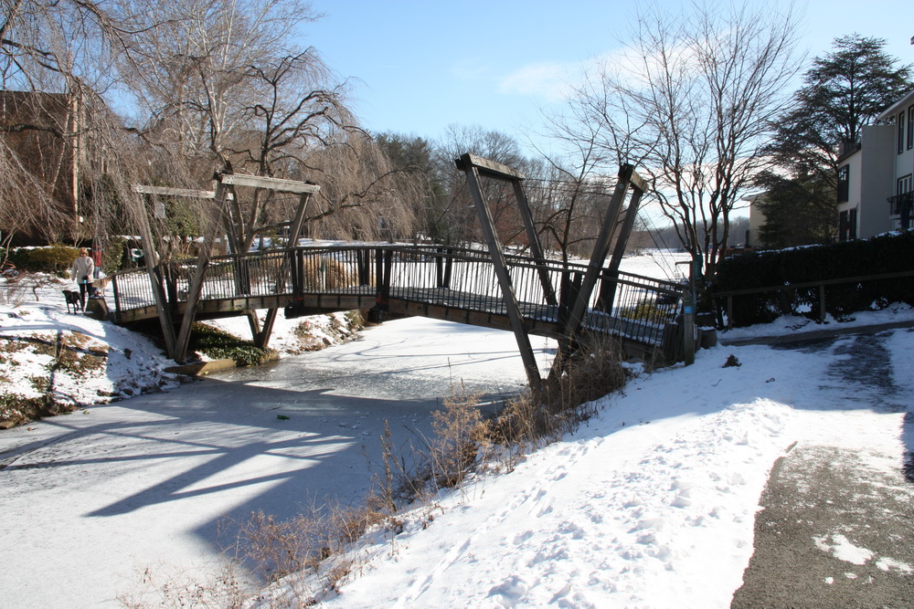 the bridge in winter...