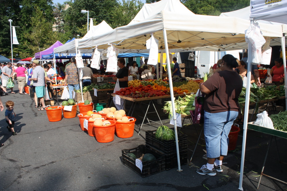 the farmers market is a must