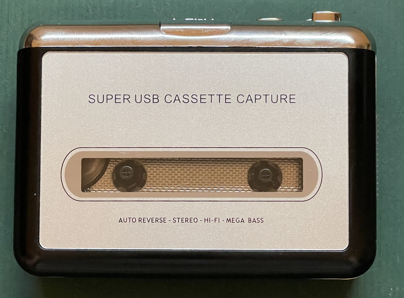 USB cassette player