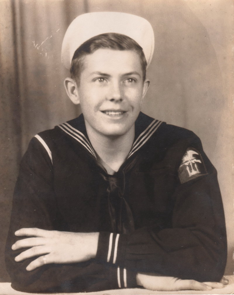Morris in Navy Uniform