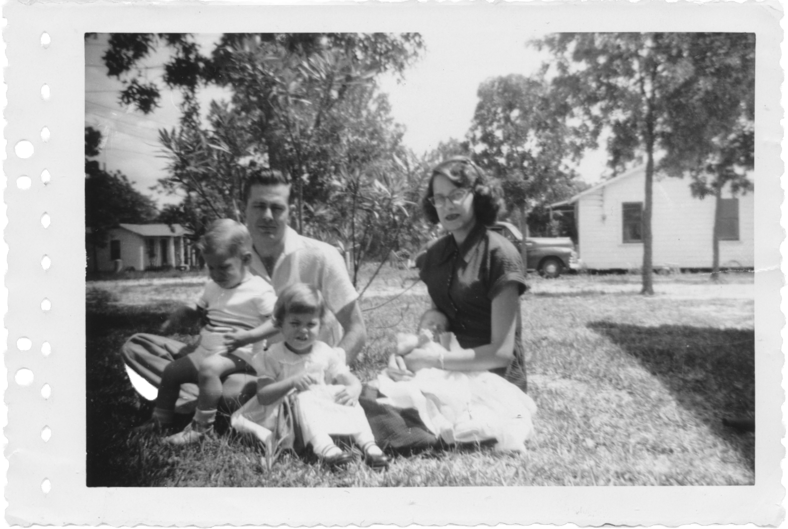 Barbara and Morris with Brenda, Larry and new David