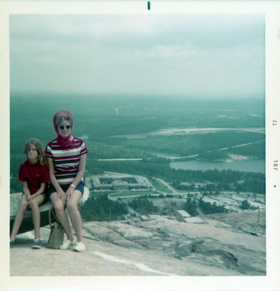 Barbara and Beth at Stone Mountain