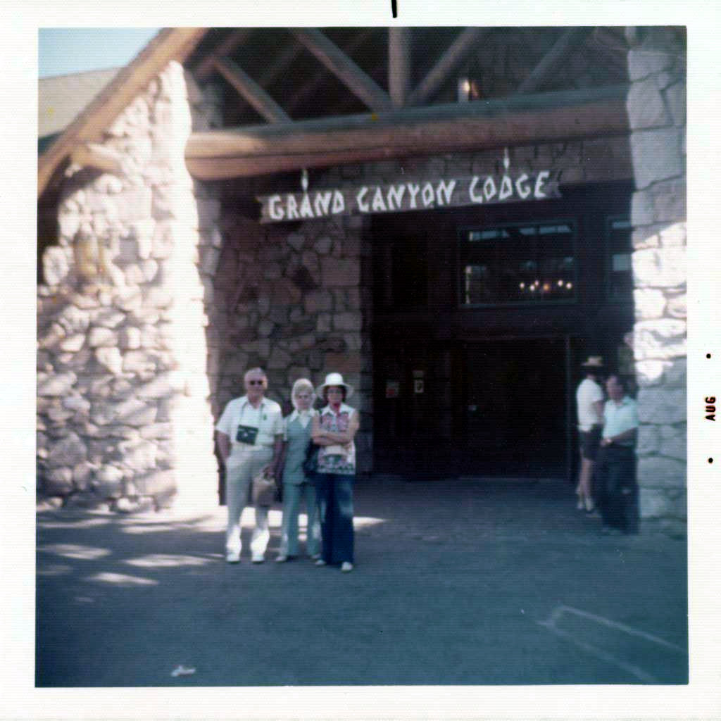Fred, Waive, Barbara at Grand Canyon Lodge