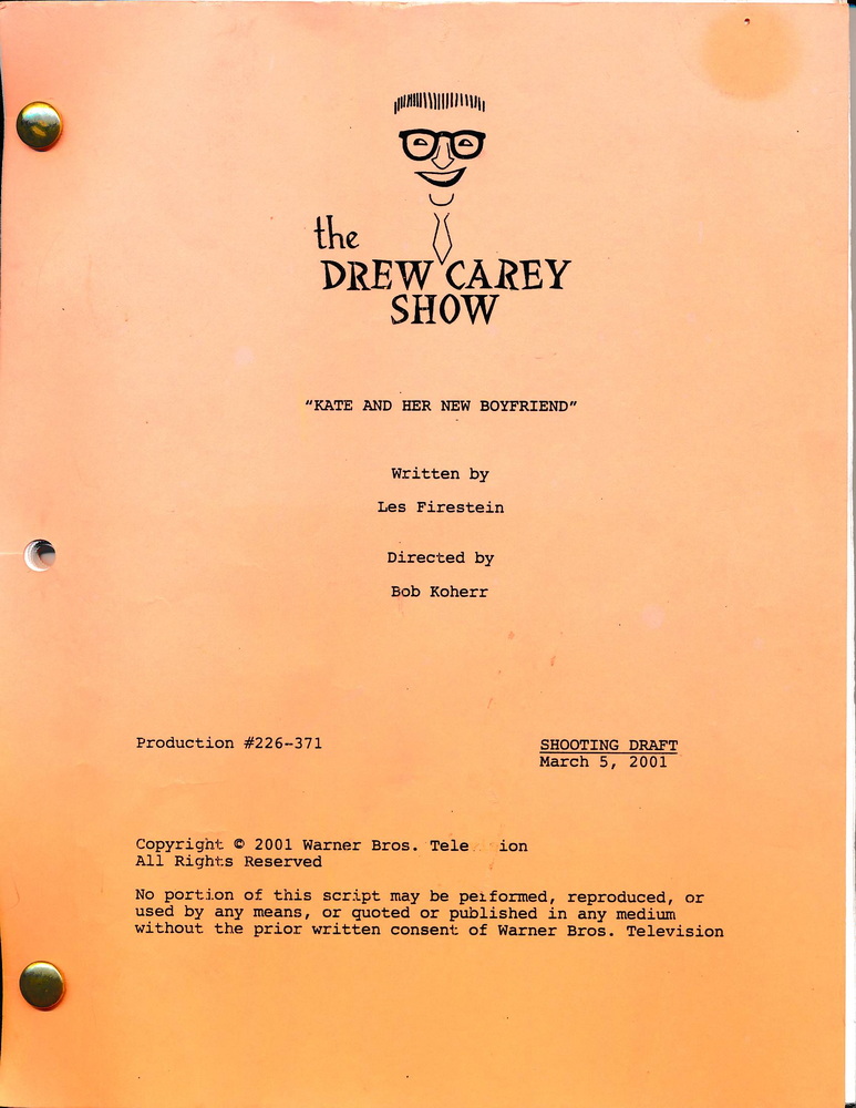 Drew Carey Show Script