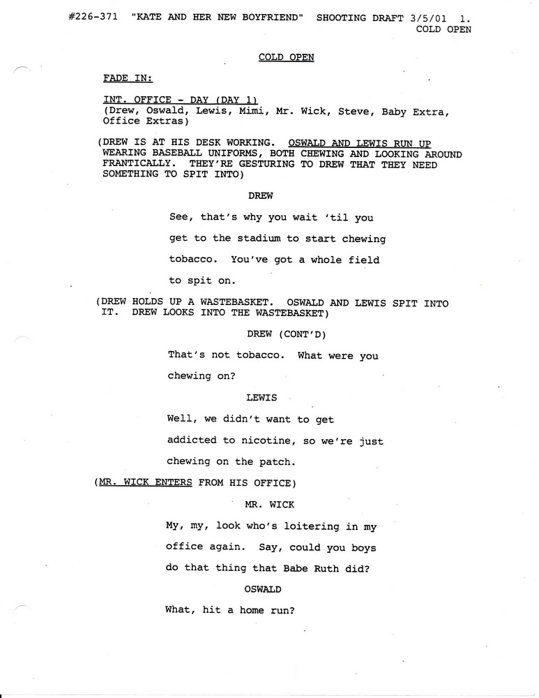 Script page