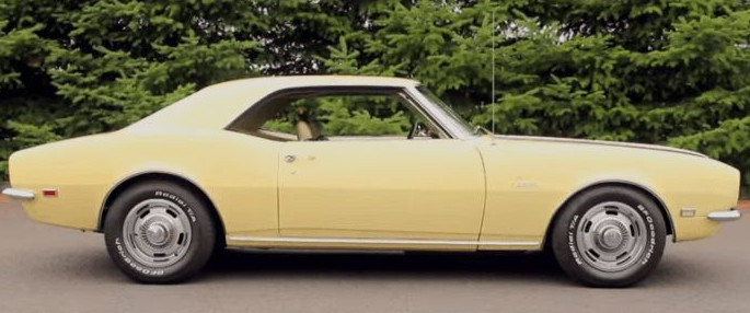 1967 Yellow Camaro