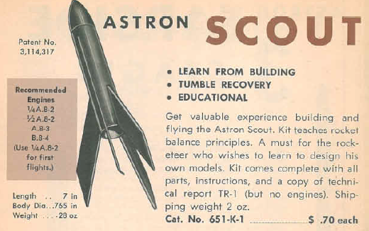 Astron Scout rocket
