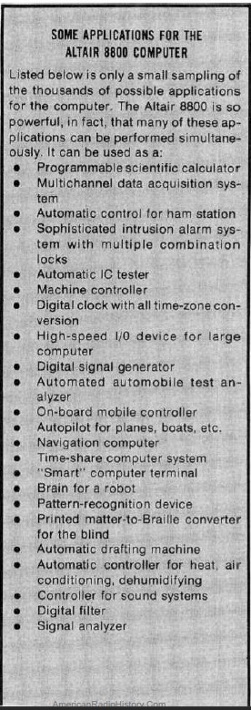 Altair Applications