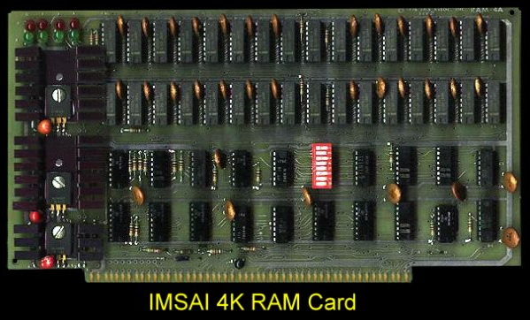 IMSAI 4K Memory card