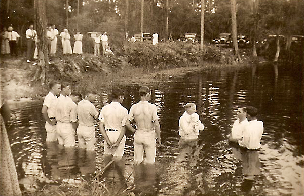 Baptism at Lake
