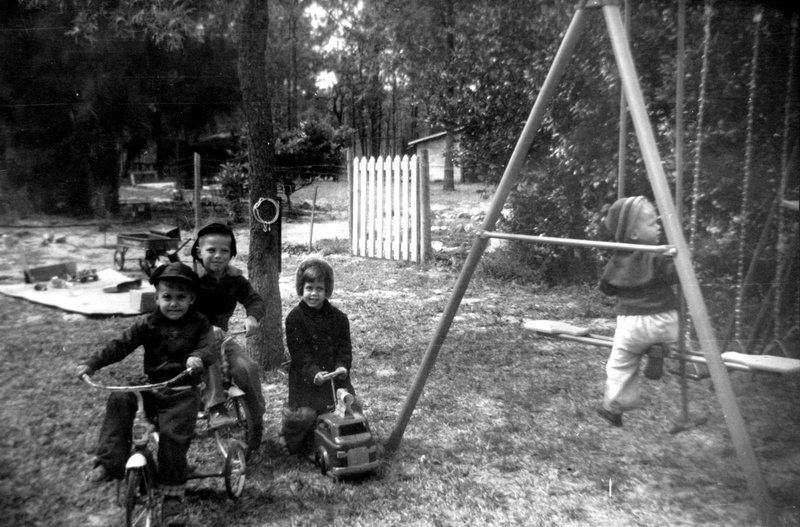 Kids on the swing set