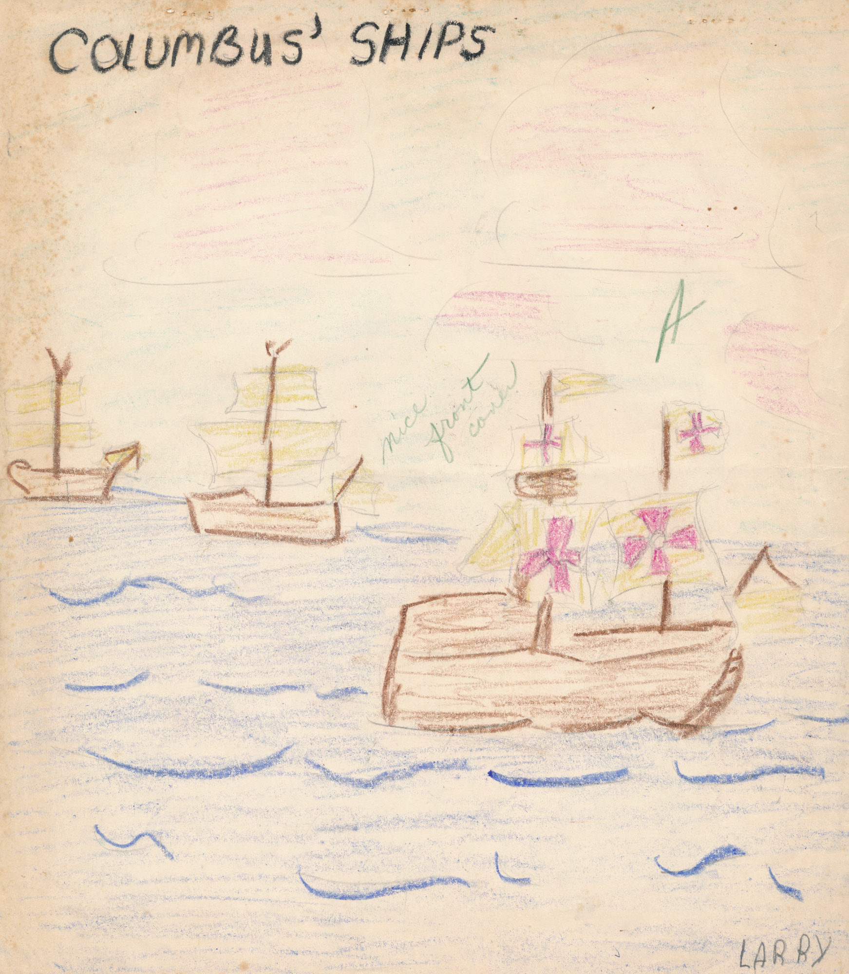 Columbus's Ships School Paper