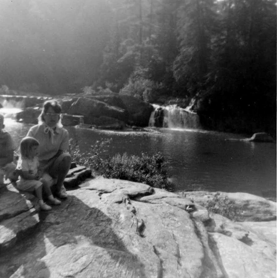 Mom and Beth by River