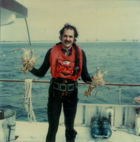 Larry with lobster
