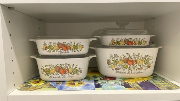My Corning ware dishes