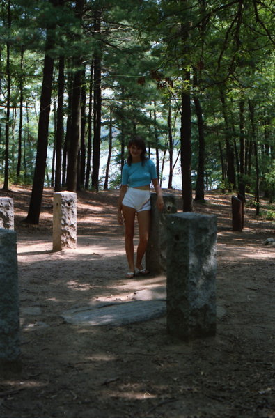 Anne at Walden Pond