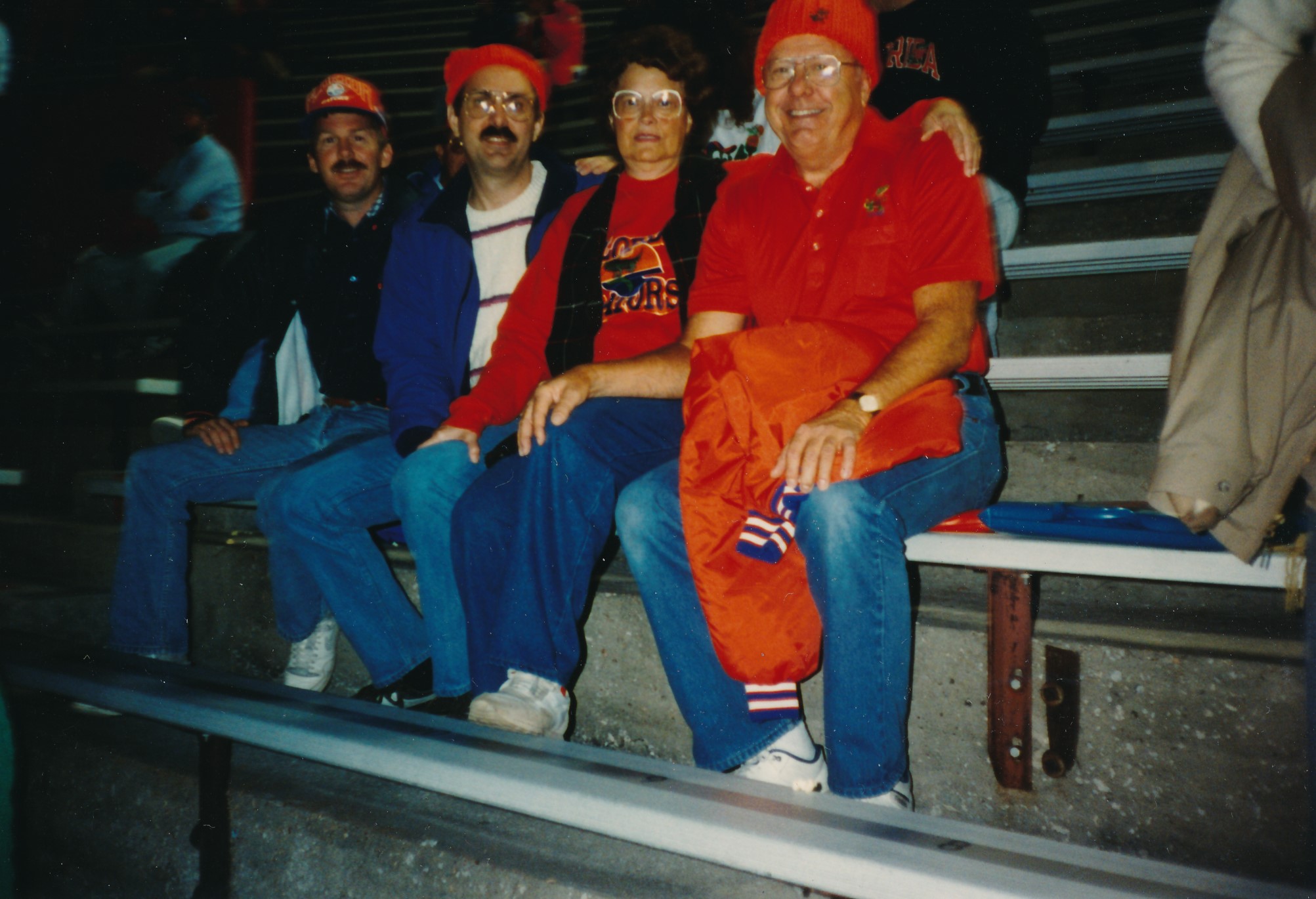 Mom, Dad, David and me at the Florida-Florida State football game Thanksgiving weekend