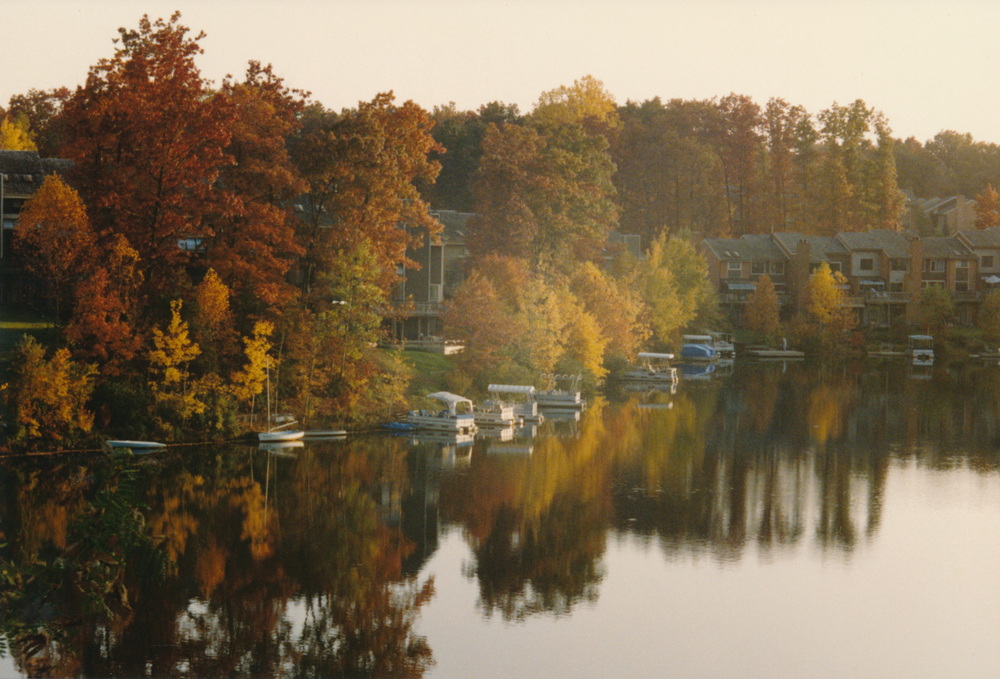 Lake Audubon in the fall