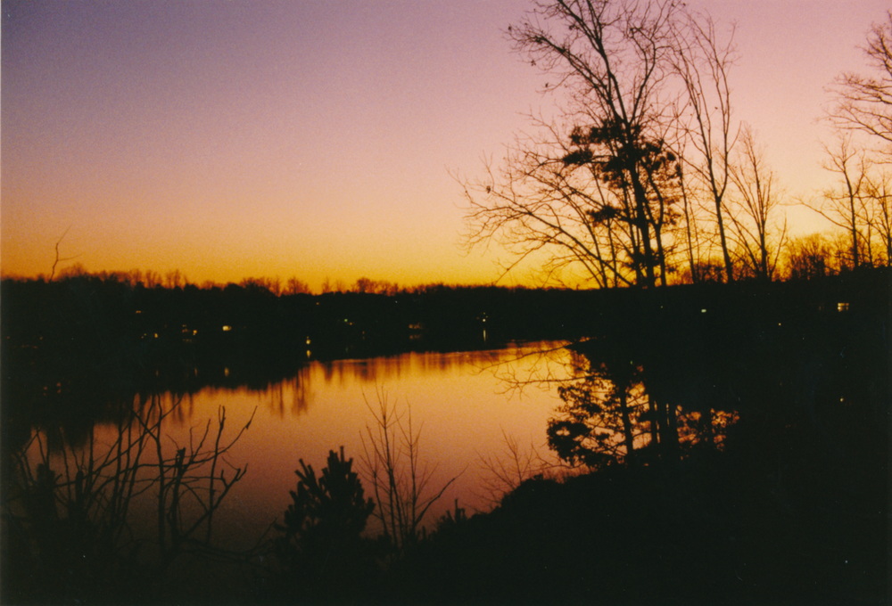 Sunset over Lake Audubon