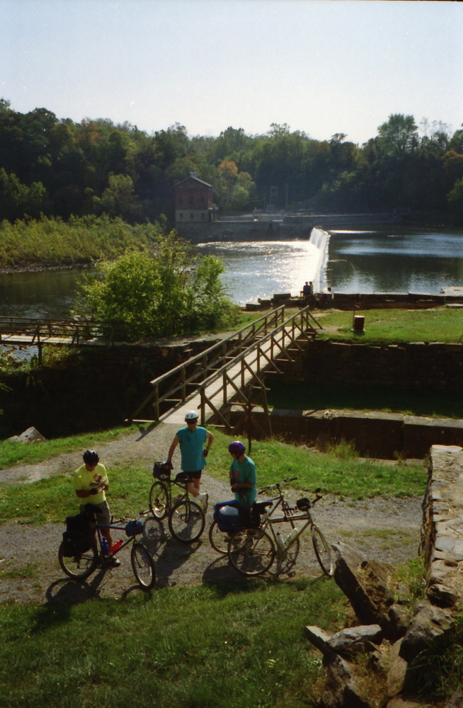 Here we are at Dam #5 on the canal. Several dams were built to divert water from the river into the canal.