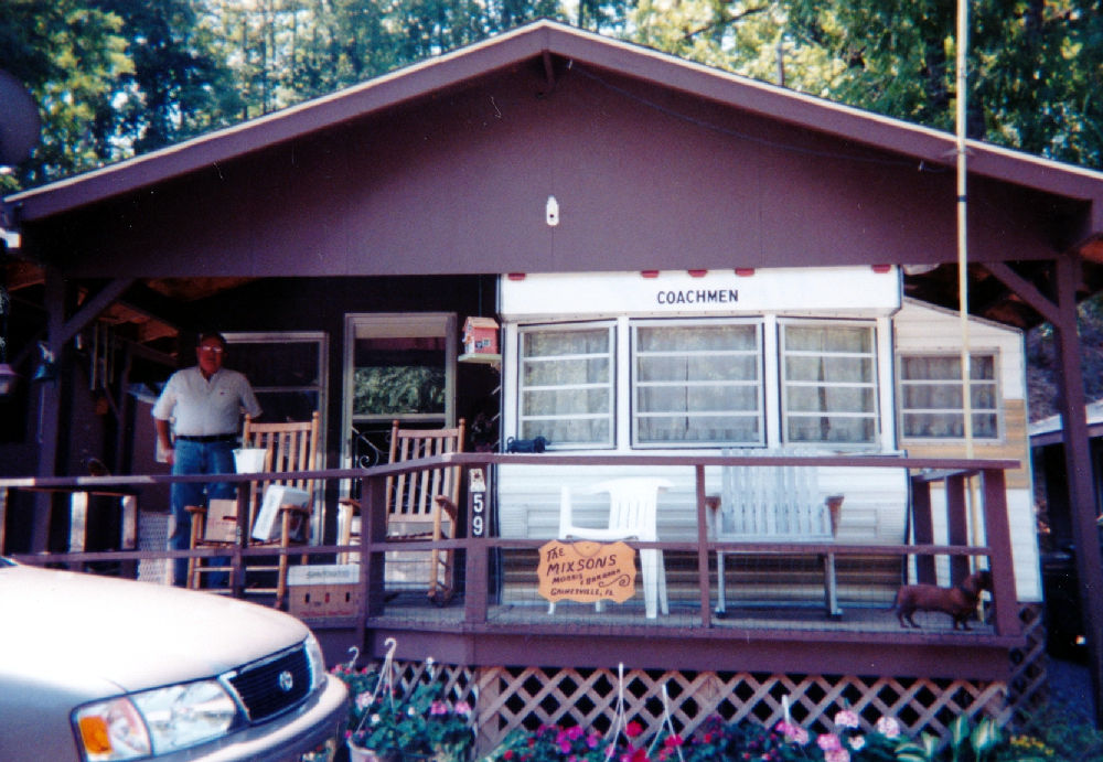 Dad at the Cabin in NC