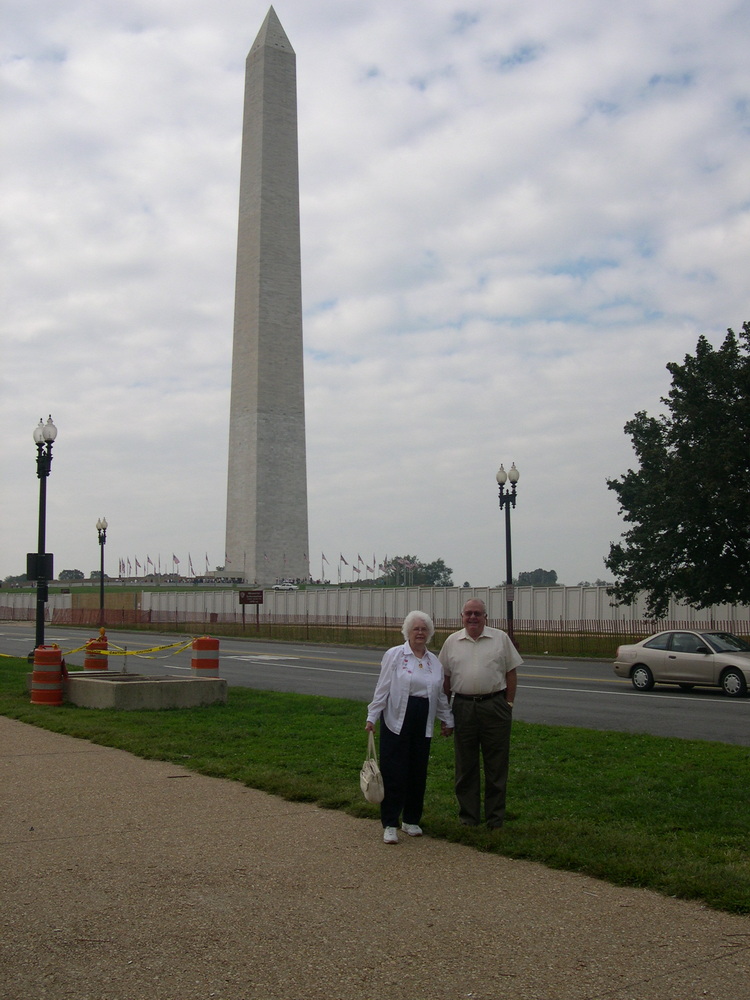 Mom and Dad at the Washington Monument