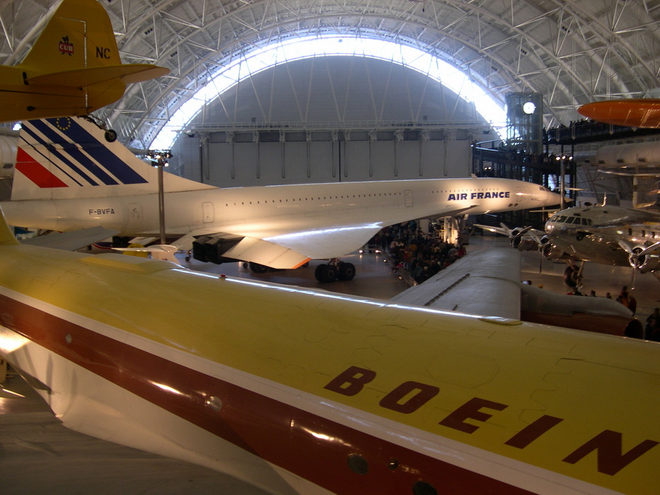 The sheer size is amazing holding a Concorde, the first commercial supersonic plane which I used to watch land at the Dulles airport when I worked at AOL