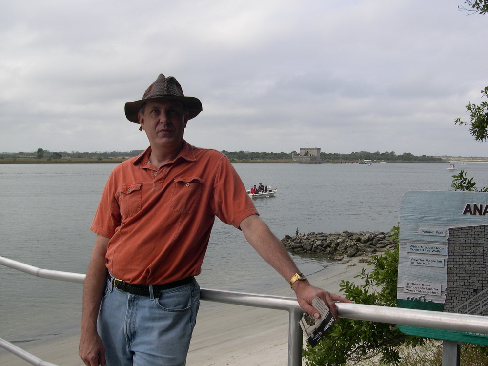 Daivd and I went to Fort Matanzas in Florida