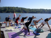 Yoga on the Dock