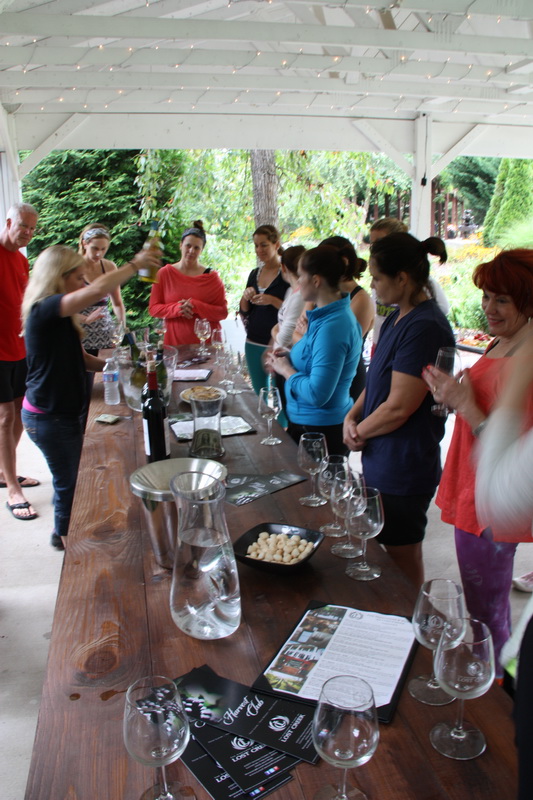 Yoga Wine Tasting