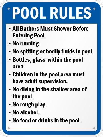 Pool Rules