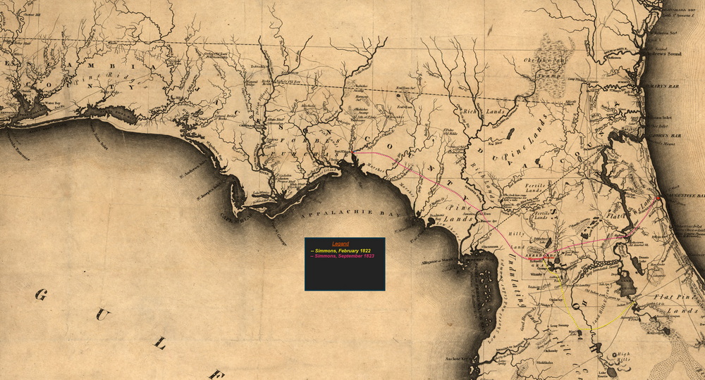 Simmons Route to Fort St. Marks