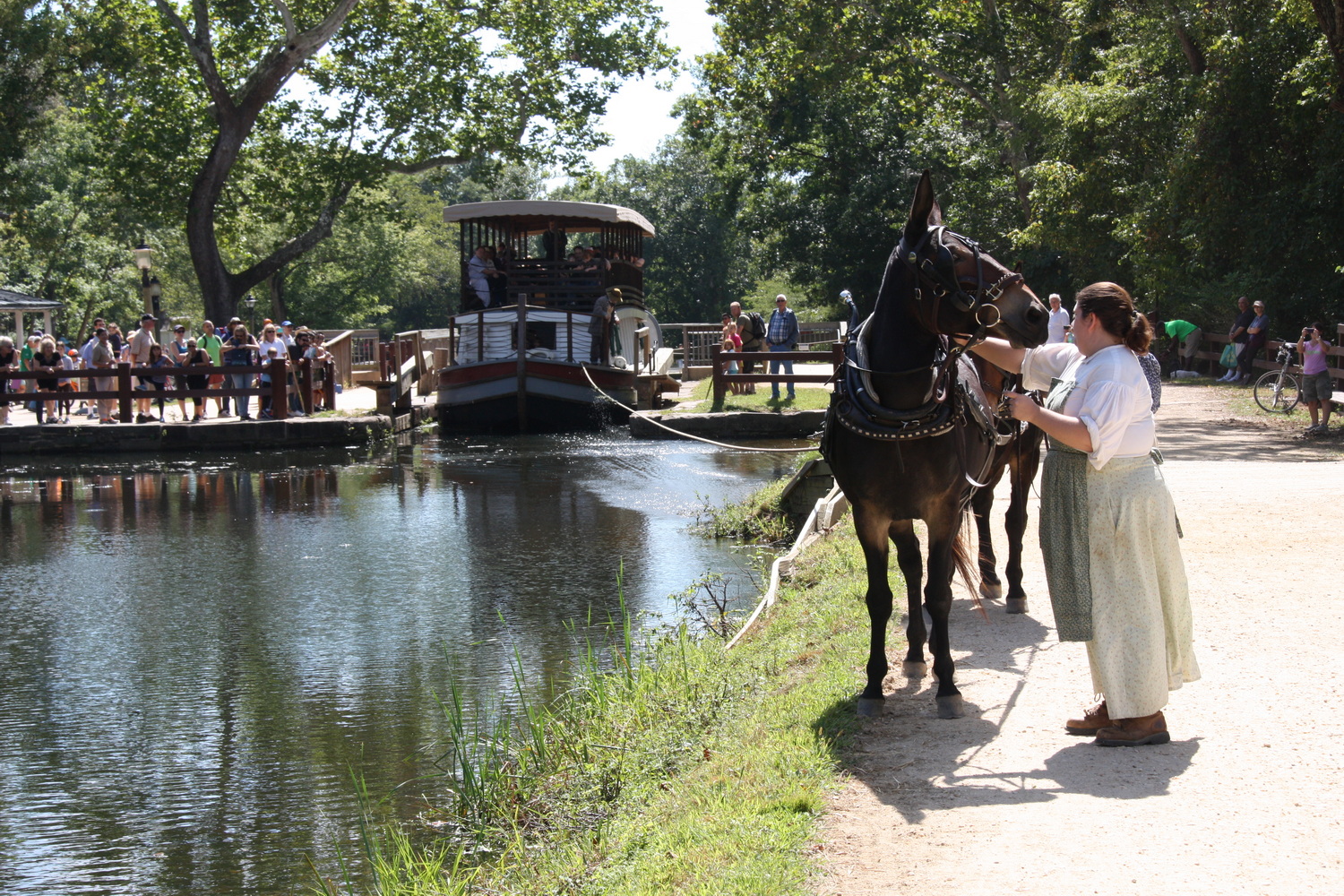 Barge on the canal