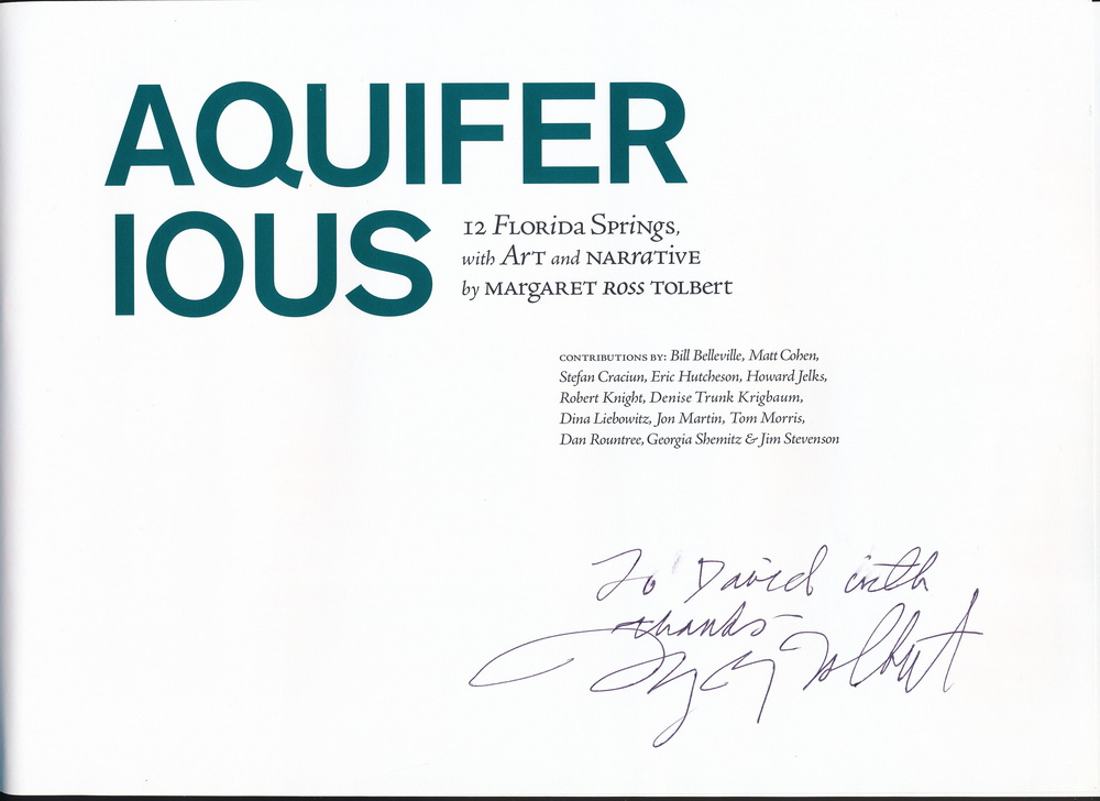 Autographed book
